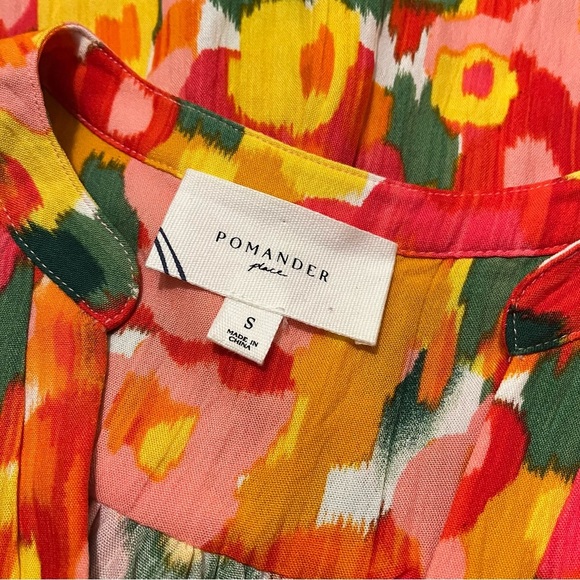 Tuckernuck Pomander Place Magnolia Watercolor Kenzo Mini Dress - Picture 4 of 6